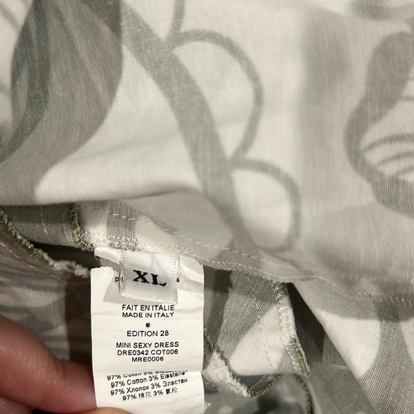 LA DoubleJ Green and White Mini Dress - Picture 9 of 9